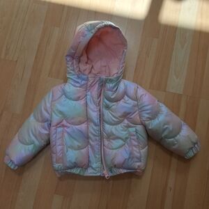 George Pastel Pink Puffer Jacket